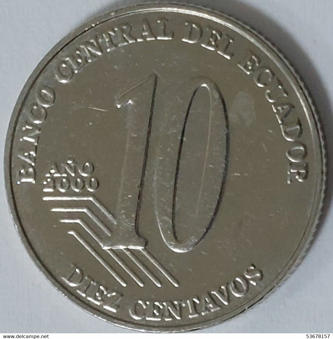 Ecuador - 10 Centavos, 2000, KM# 106 - Ecuador