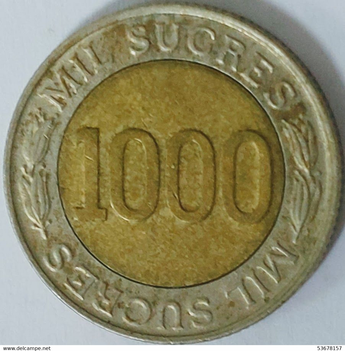 Ecuador - 1000 Sucres, 1997, 70th Anniversary Of The Central Bank, KM# 103 - Ecuador
