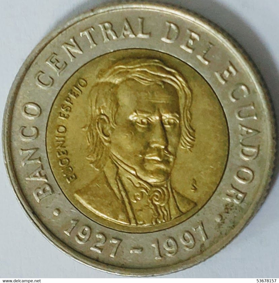 Ecuador - 1000 Sucres, 1997, 70th Anniversary Of The Central Bank, KM# 103 - Equateur