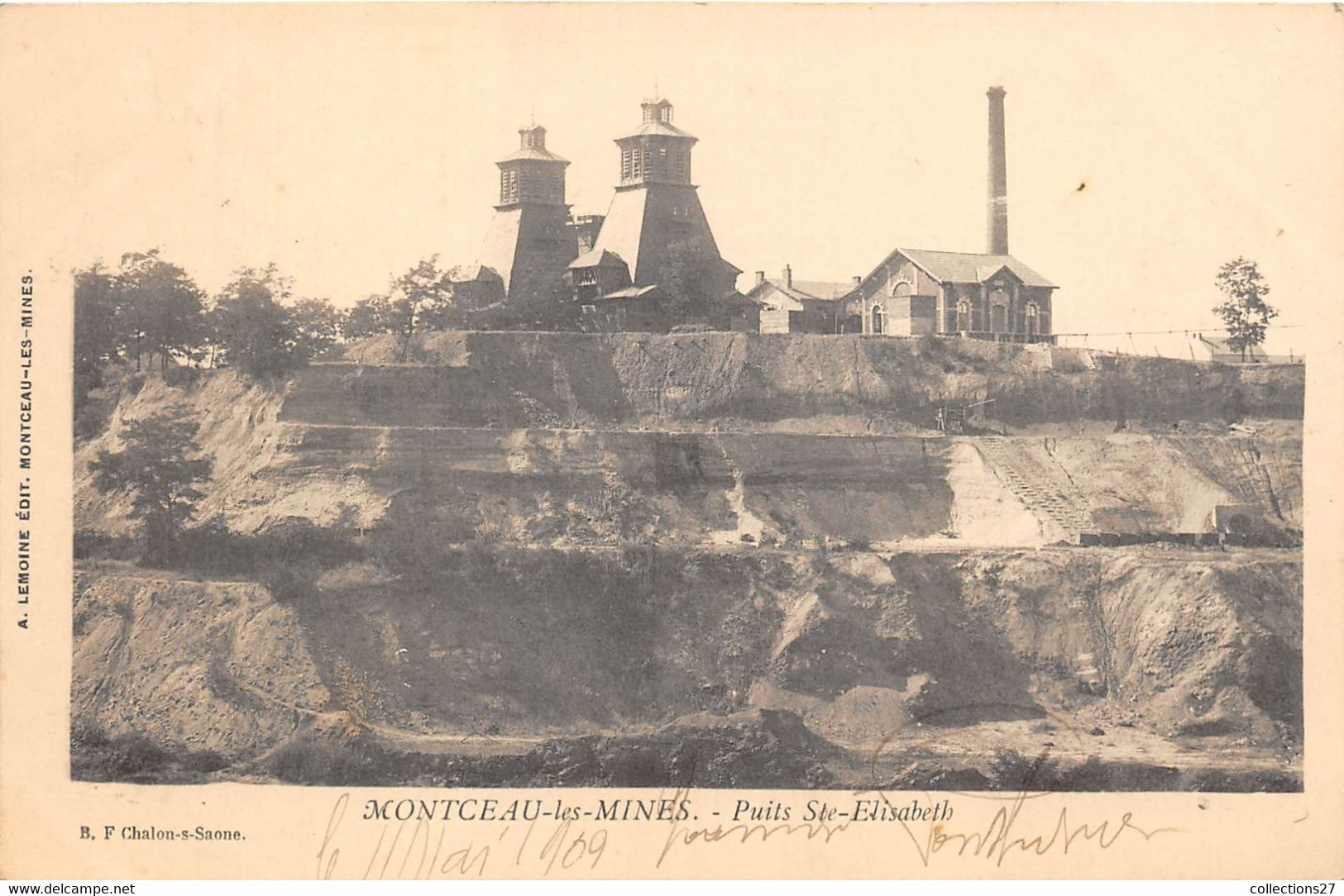 71-MONTCEAU-LES-MINES- PUITS SAINTE-ELISABETH - Montceau Les Mines