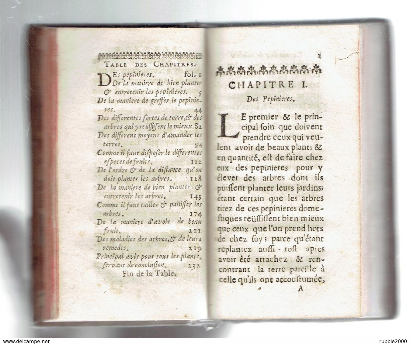 LA MANIERE DE CULTIVER LES ARBRES FRUITIERS 1689 PAR ANTOINE LEGENDRE CURE D HENOUVILLE - Jusque 1700