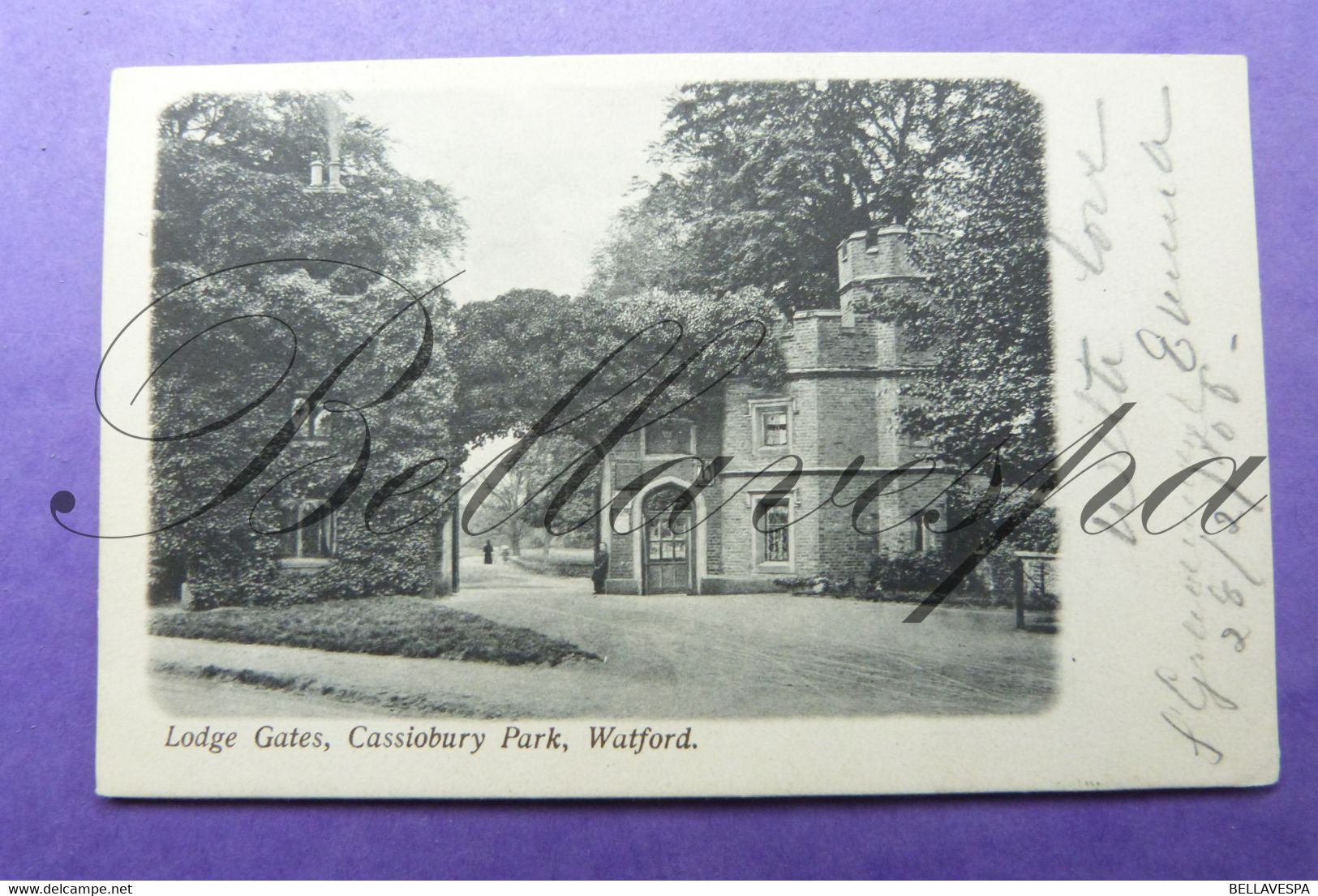 Watford , Lodges Gates , Cassiobury Park-1906 - Hertfordshire