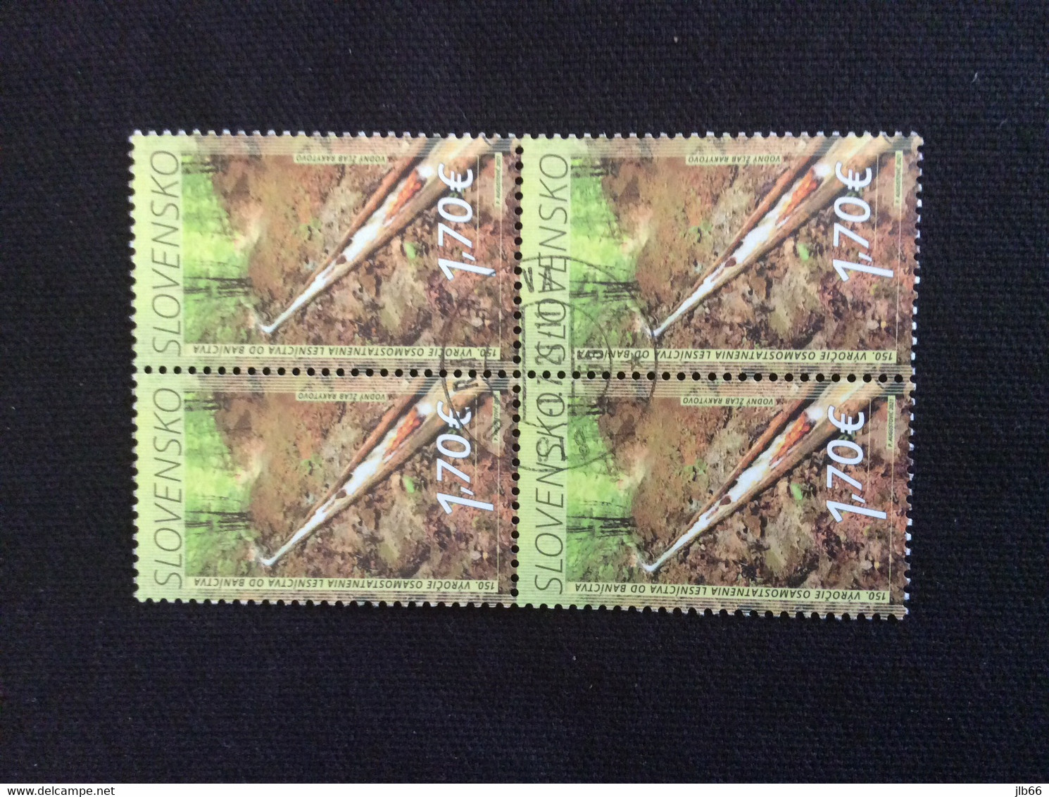 2021 Yvert 830 Bloc De 4 Oblitéré 150 Ans De La Protection Des Forêts De L’industrie Des Mines - Used Stamps