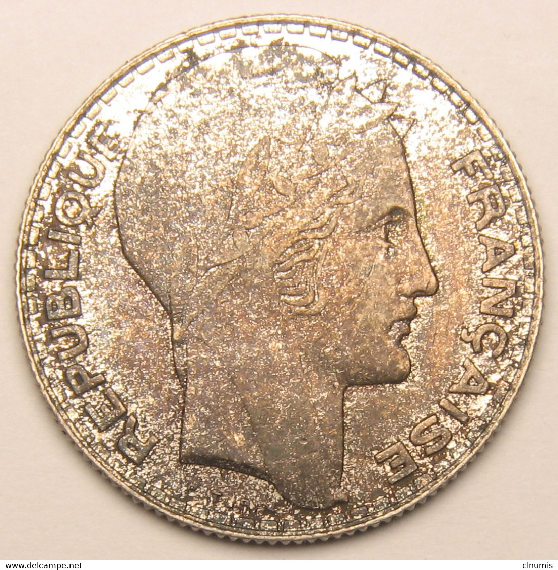 10 Francs Turin, 1938, Argent - III° République - 10 Francs