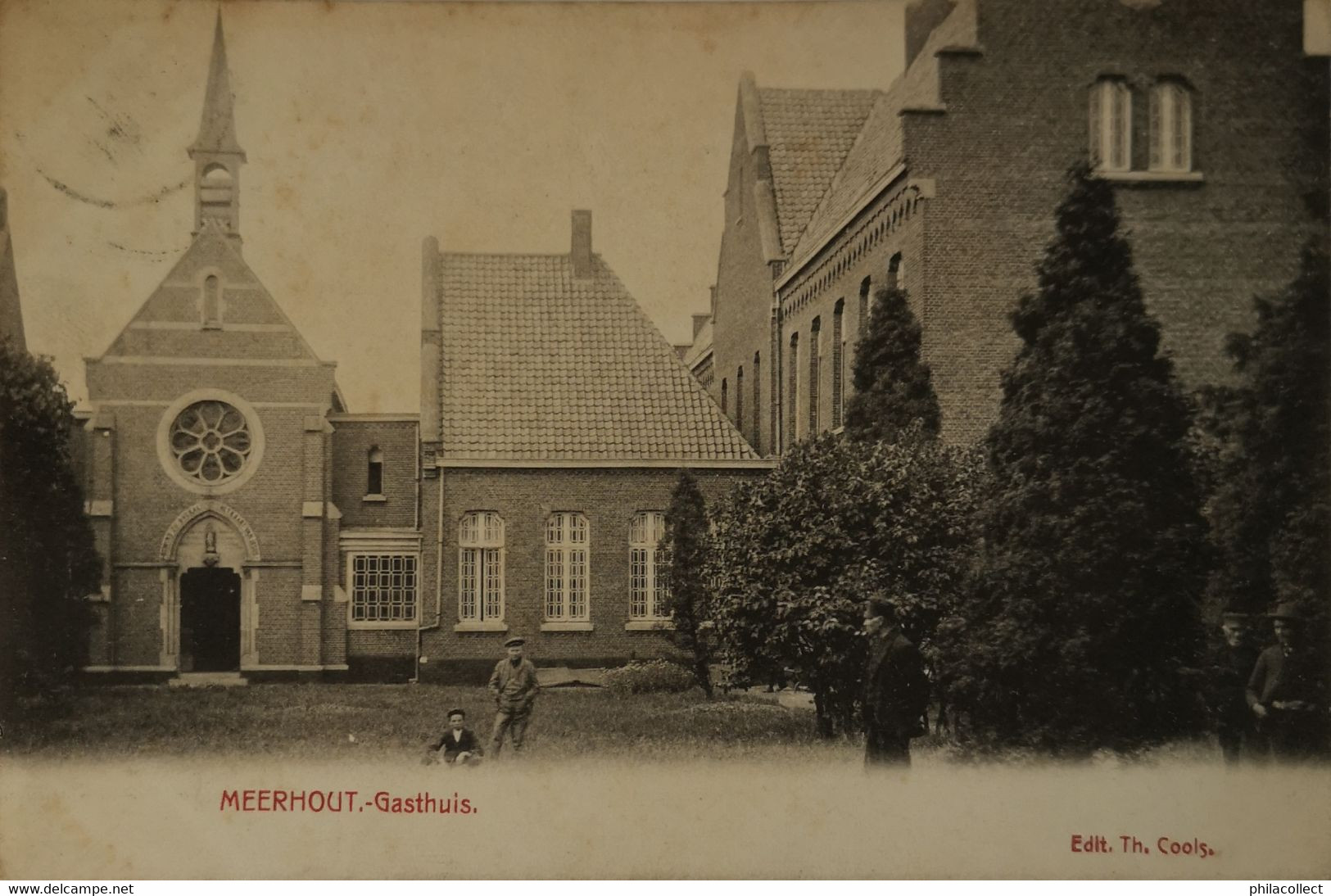 Meerhout // Gasthuis (geanimeerd) 1911 - Meerhout