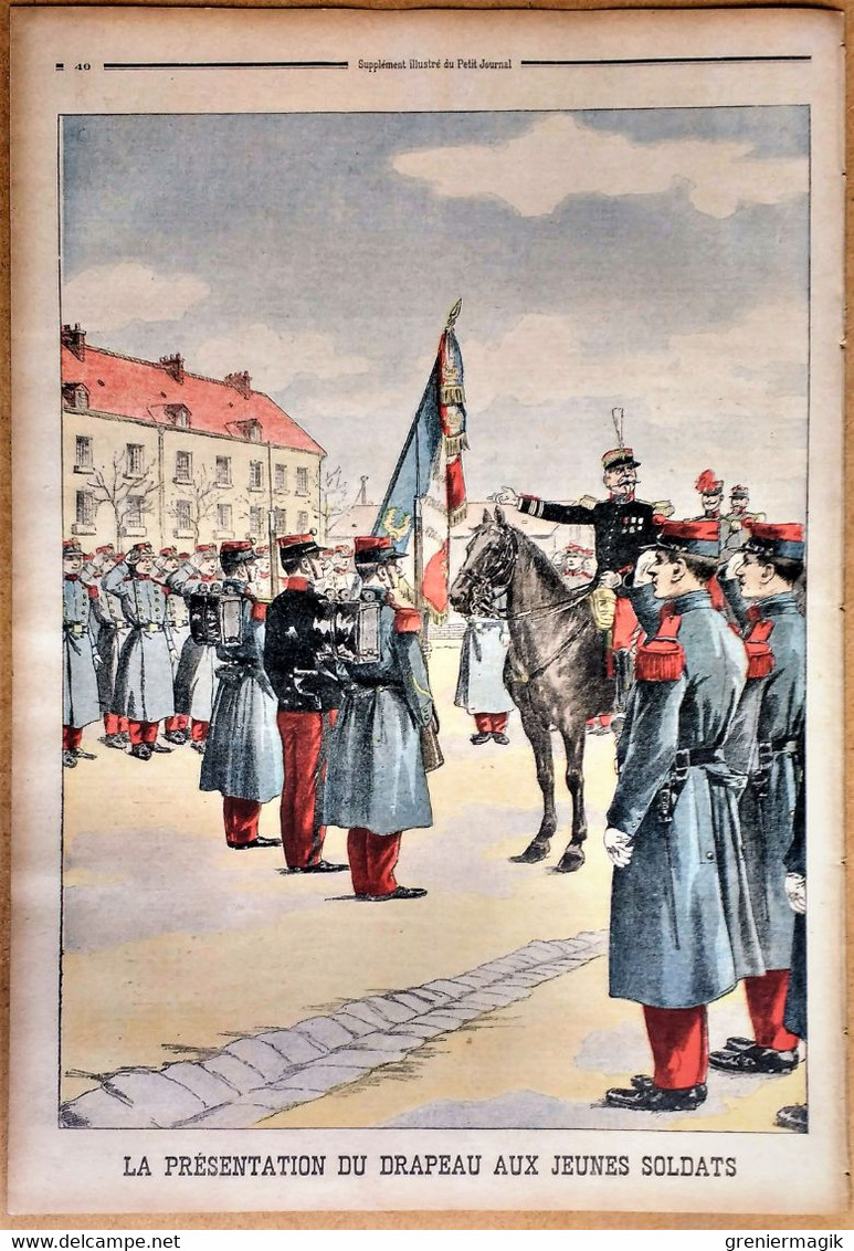 Le Petit Journal N°637 1/02/1903 La Famine Sur Les Côtes Bretonne/Présentation Du Drapeau Aux Jeunes Soldats - Le Petit Journal