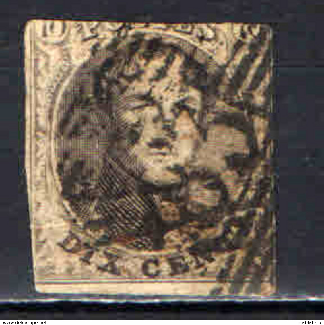 BELGIO - 1851 - EFFIGIE DEL RE LEOPOLDO I - USATO - 1849-1865 Medaillons (Varia)