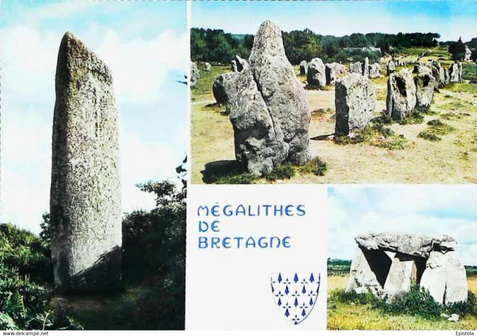 ►CPSM Dolmens Et Menhirs De Bretagne - Dolmen & Menhirs