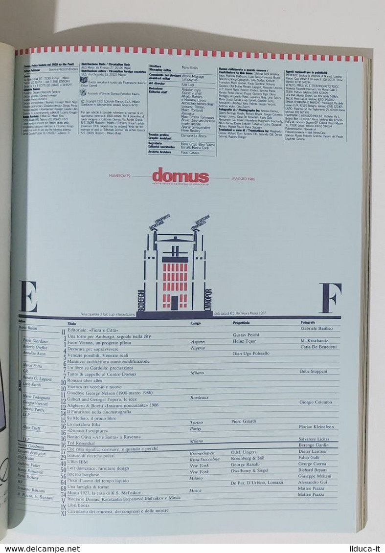 59337 Domus N. 672 1986 - Nelson Goodman Costruzionalista - Interiors A New York - Maison, Jardin, Cuisine