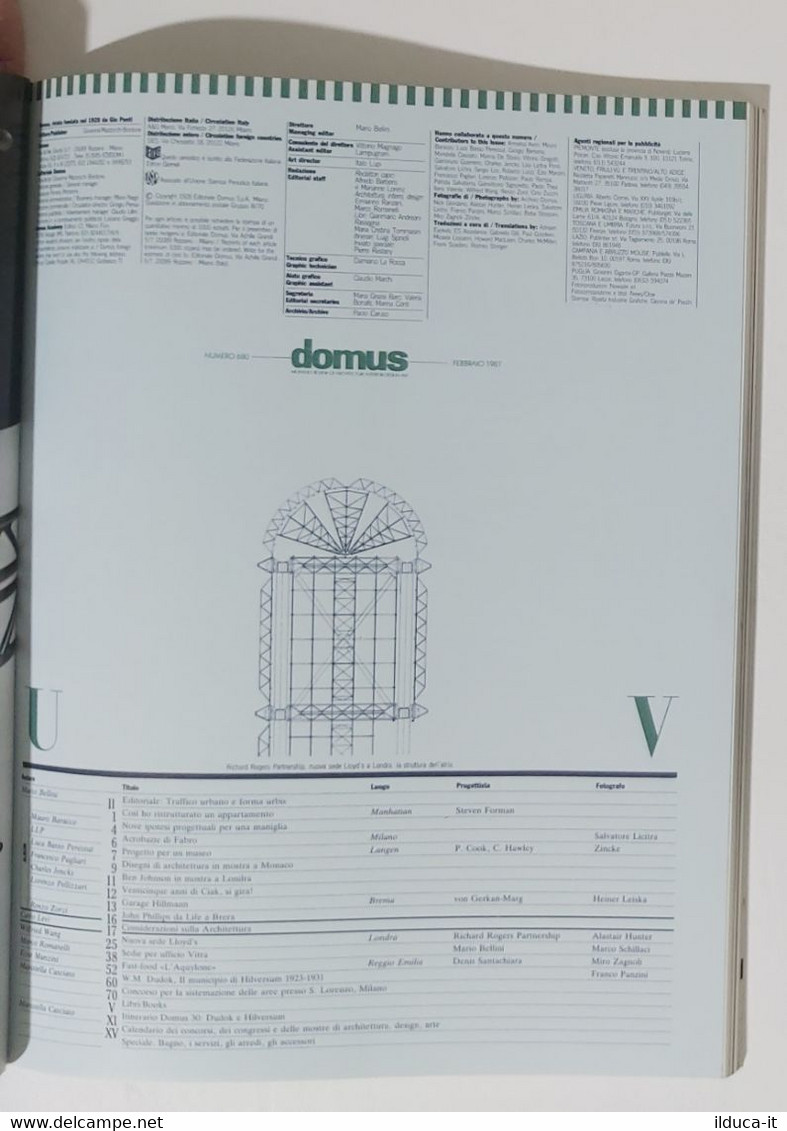 59345 Domus N. 680 1987 - Sede Lloyd's Londra Richard Rogers - Mario Bellini - House, Garden, Kitchen