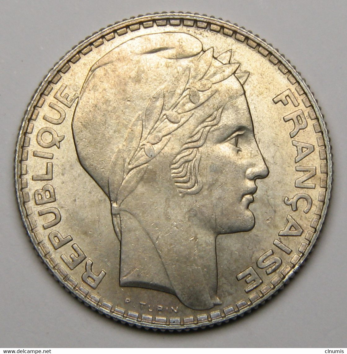 10 Francs Turin, 1939, Argent - III° République - 10 Francs