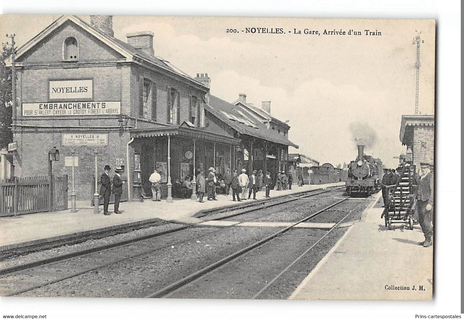 CPA 80 Noyelles Sur Mer La Gare Et Le Train - Noyelles-sur-Mer