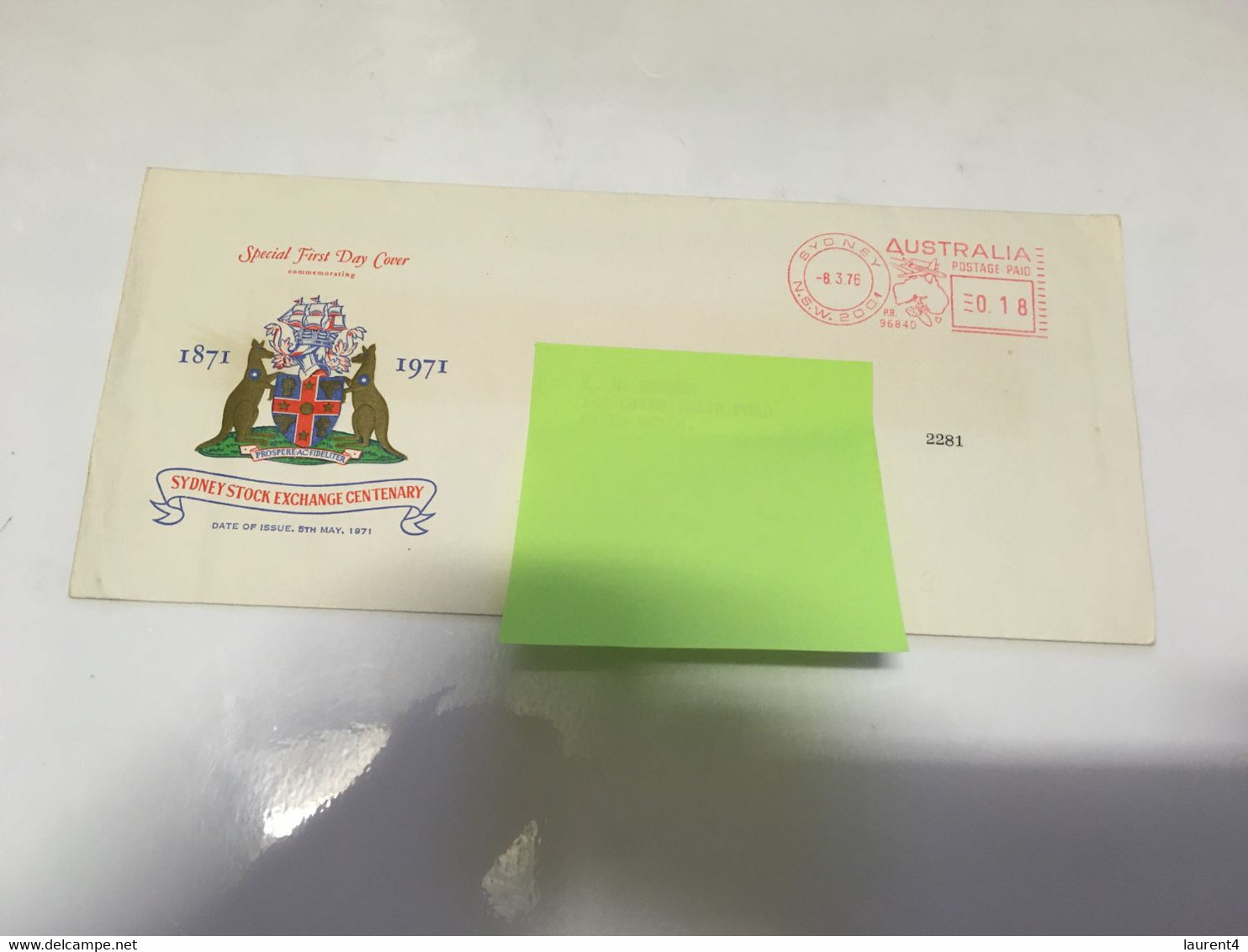 (5 H 22) Australia Mail - 2 Letter (posted 1976 & 1990) - Andere & Zonder Classificatie