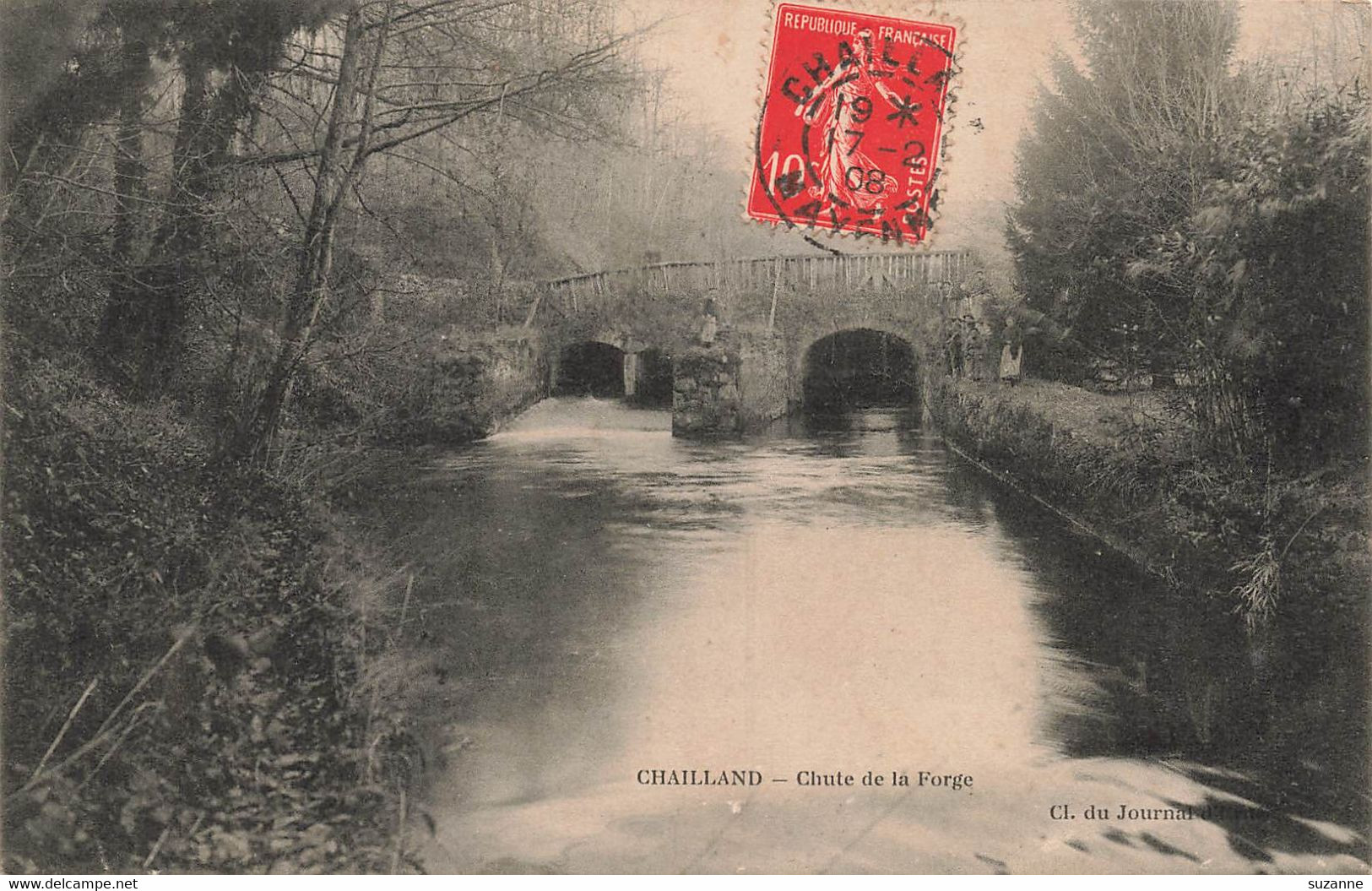 CHAILLAND - Chute De La Forge - 1907 - Chailland
