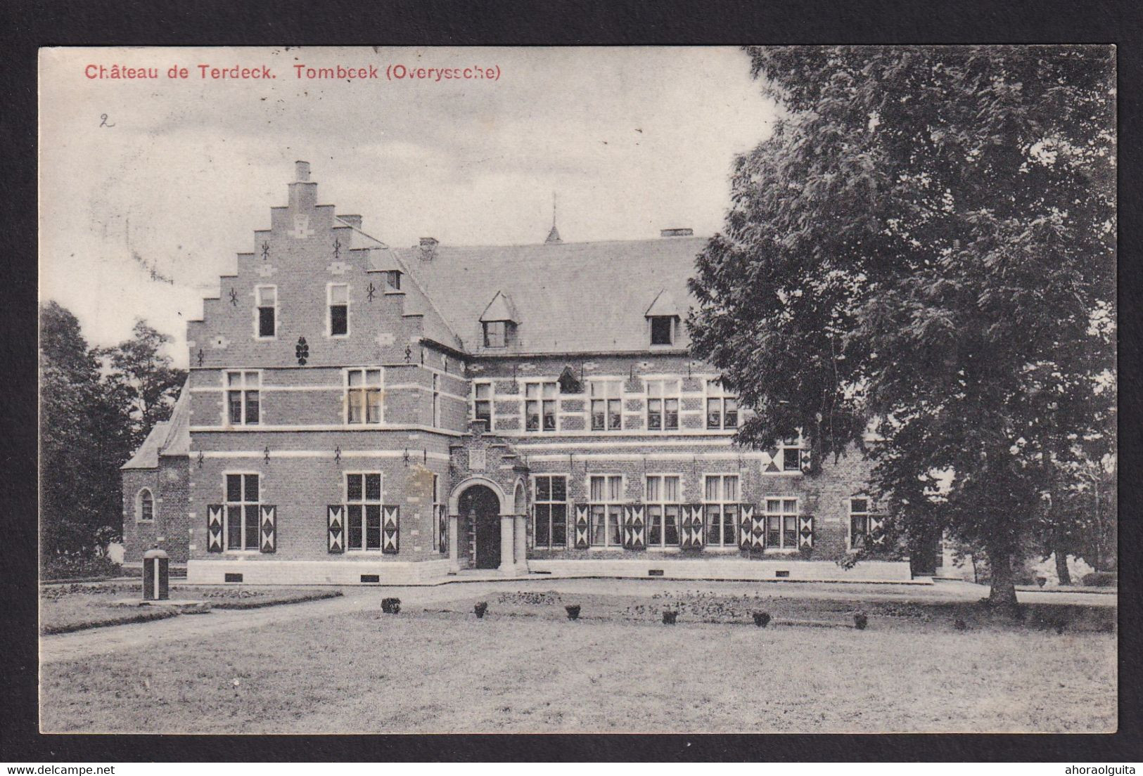 DDBB 886 - Carte-Vue OVERYSSCHE - Chateau De Terdeck à TOMBEEK, Photo Van Grinderbeek , Leuven - Circulée - Overijse