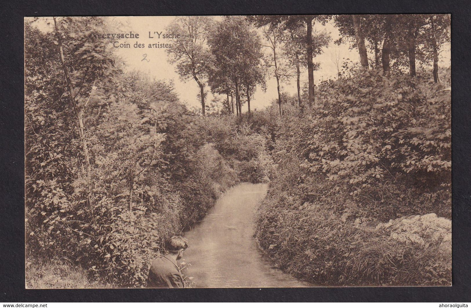 DDBB 888 - Carte-Vue NEERYSSCHE - Coin Des Artistes , Publicité Pour Le Chalet Du Lac , Hotel-Restaurant , Pension - Huldenberg