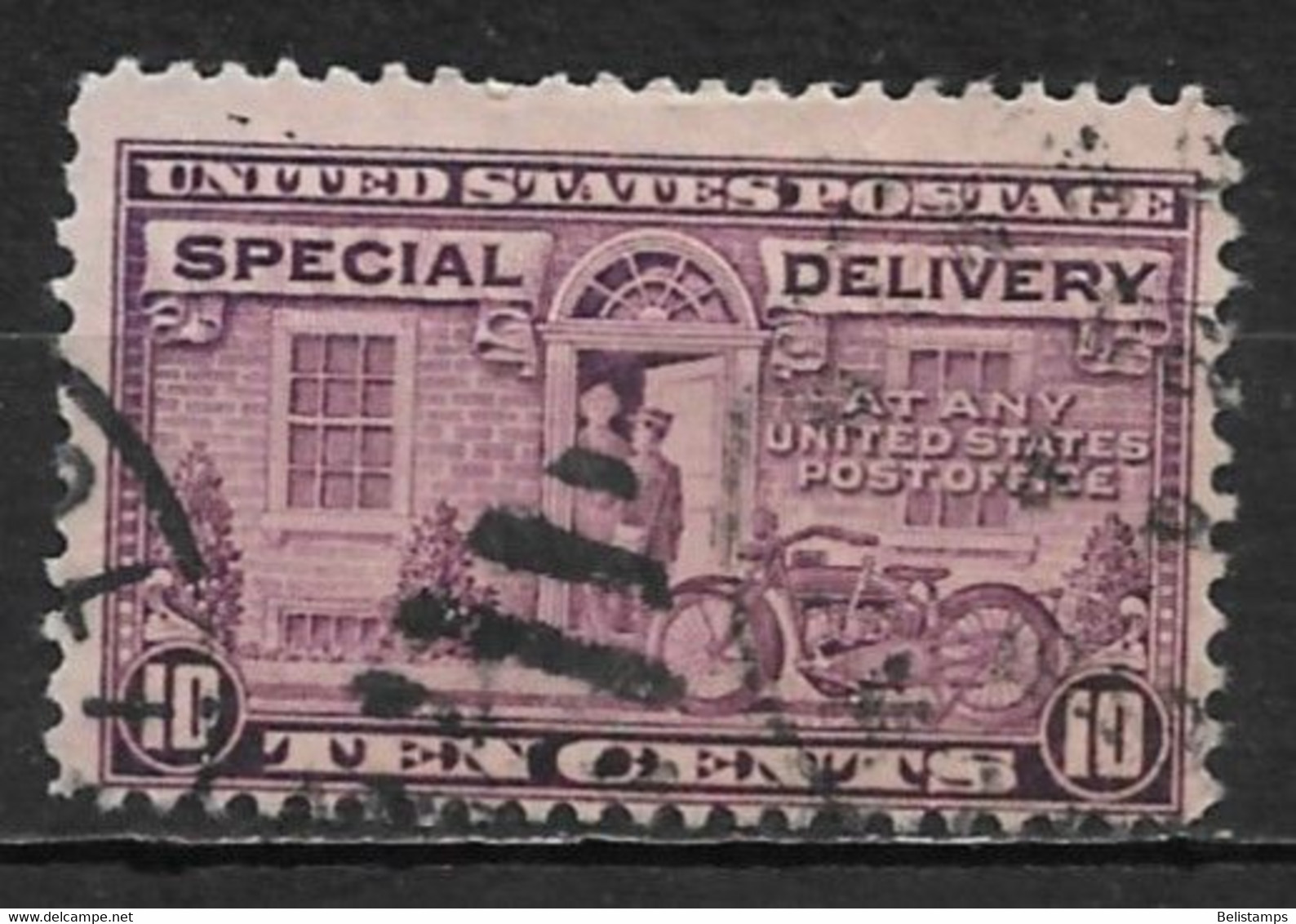 United States 1927. Scott #E15 (U) Postman And Motorcycle  *Complete Issue* - Special Delivery, Registration & Certified