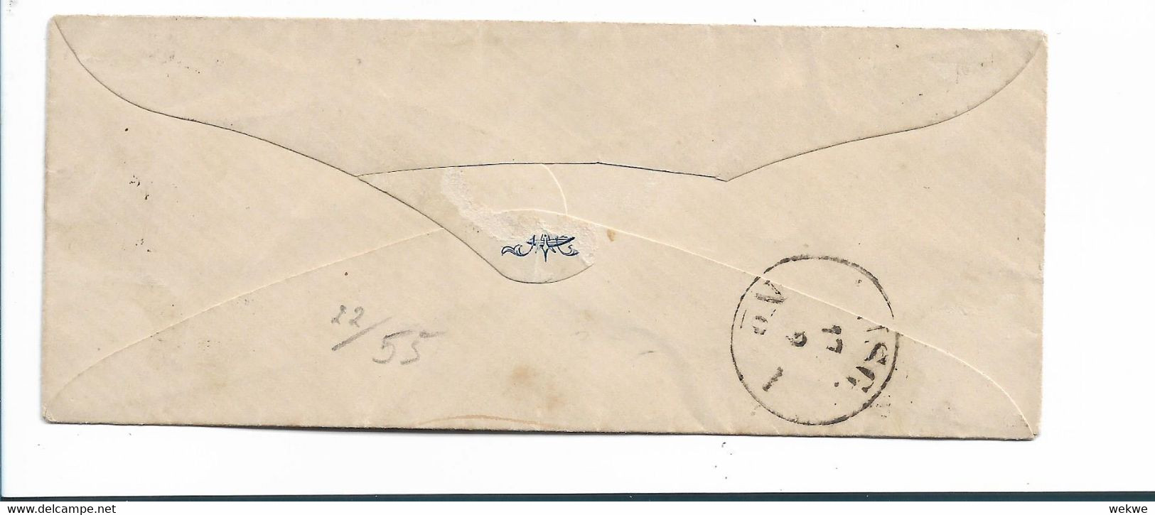 THT127 / THURN & TAXIS (Mi.Nr.41, 3 X ) überdurchschnittliche Erhaltung Aus Kleinem Brief, Frankfurt-Wetzlar 1865 - Cartas & Documentos