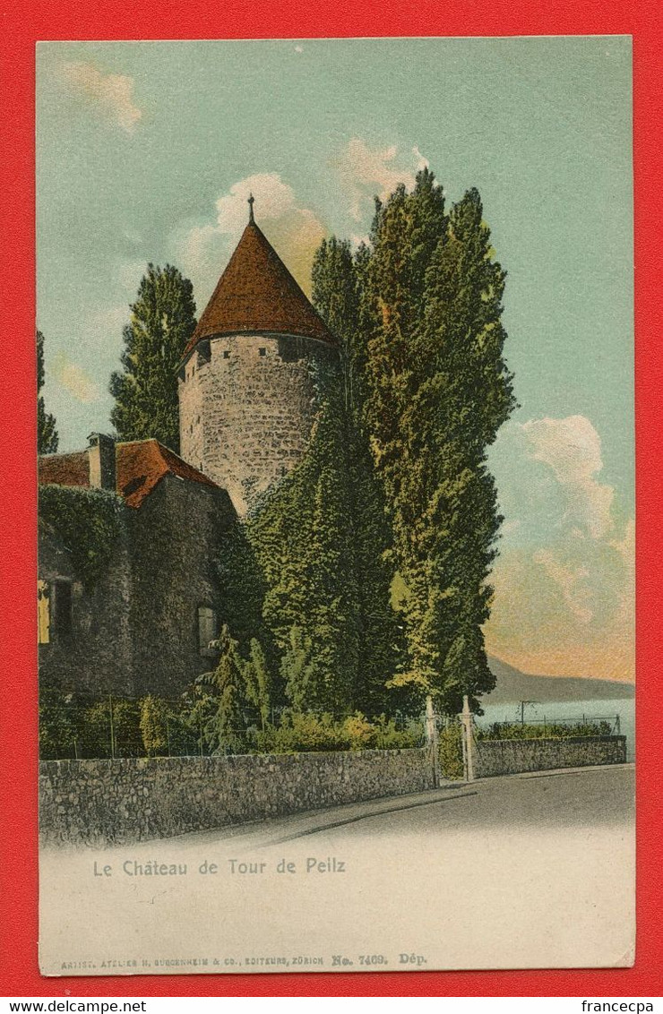 005768 - SUISSE - Le Chateau De Tour De Peilz  - Dos Non Divisé - La Tour-de-Peilz