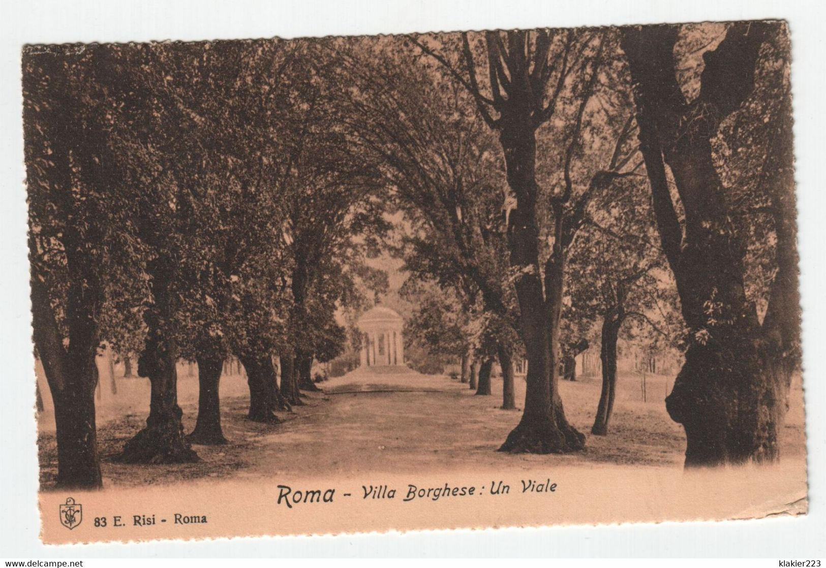 Roma - Villa Borghese: Un Viale - Parques & Jardines