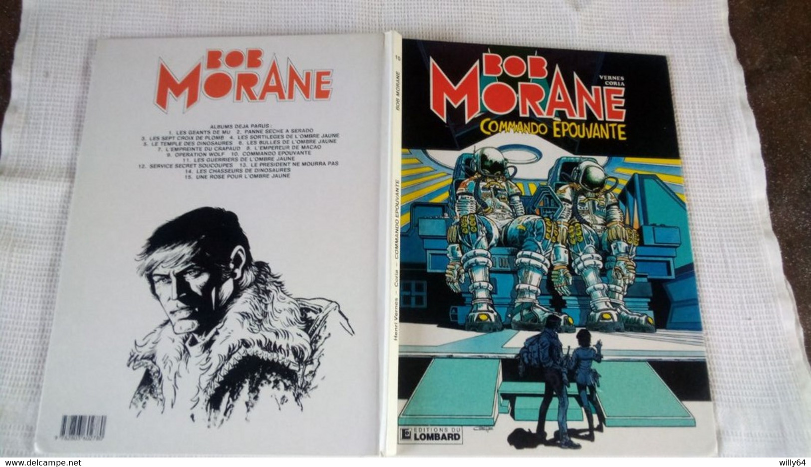 BOB MORANE   " Commando Epouvante "   1989  DARGAUD   TBE - Bob Morane