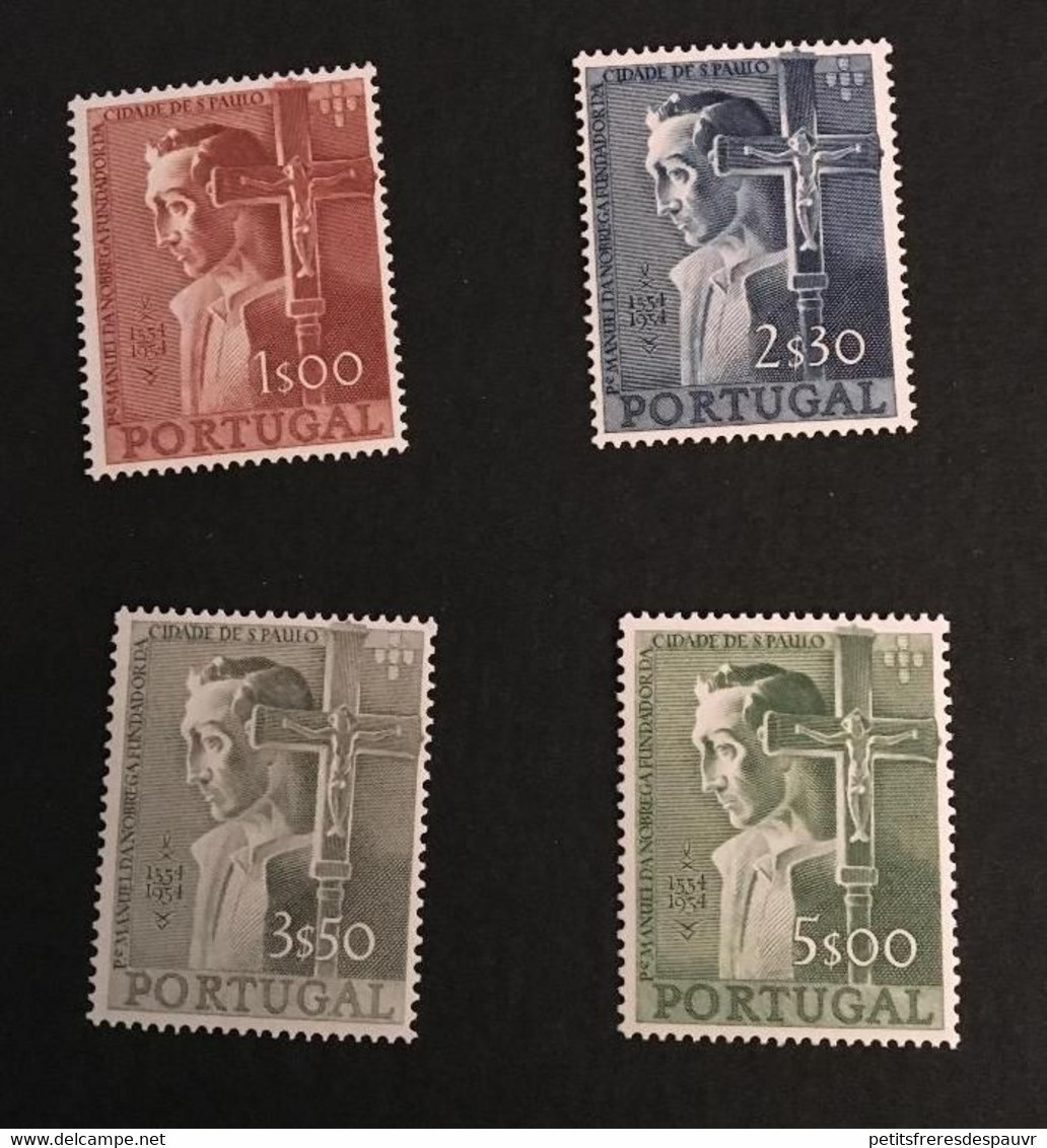 PORTUGAL - 1955 - YT N° 813 à 816 -  Neuf Sans Charnière MNH ** - Cote 160E - Nuovi