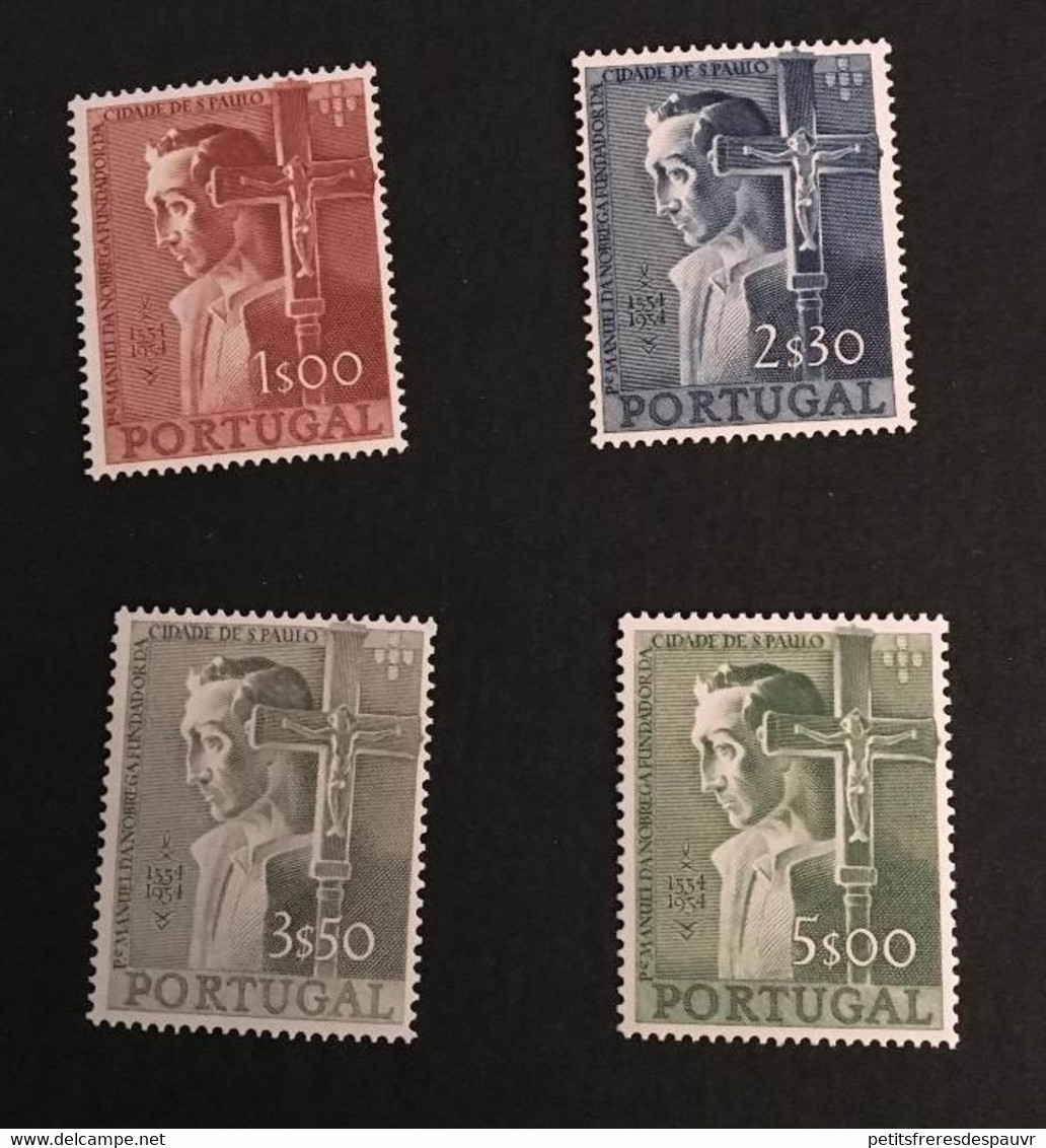 PORTUGAL - 1955 - YT N° 813 à 816 -  Neuf Sans Charnière MNH ** - Cote 160E - Neufs