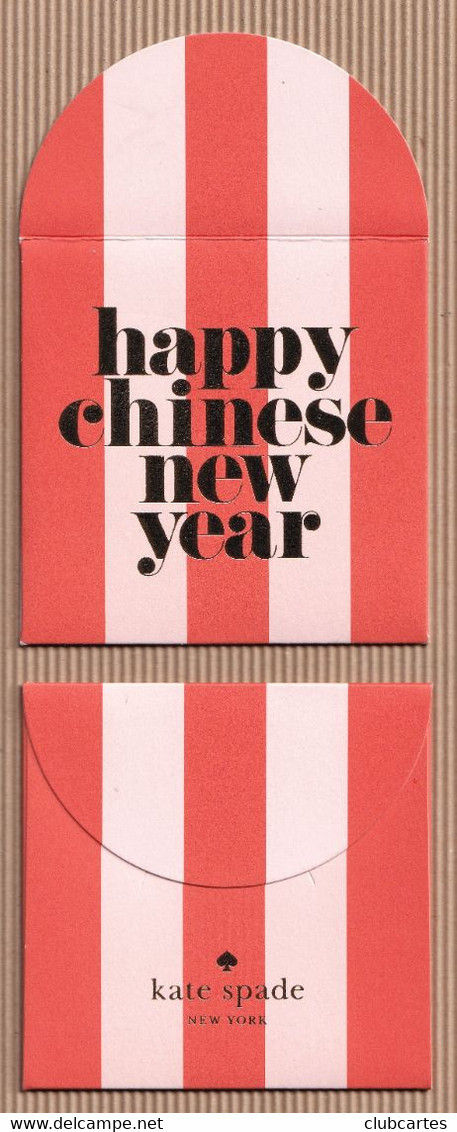 Chinese New Year CNY 1 EX.! 'KATE SPADE' SMALL' CHINOIS Red Pockets Chinois! - Modern (from 1961)