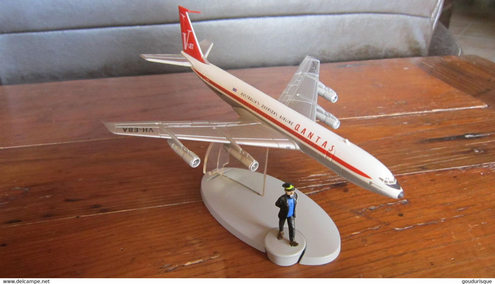 TINTIN HACHETTE No 15 LE BOEING 707 DE LA QUANTAS DE VOL 714 POUR SYDNEY - Tintin