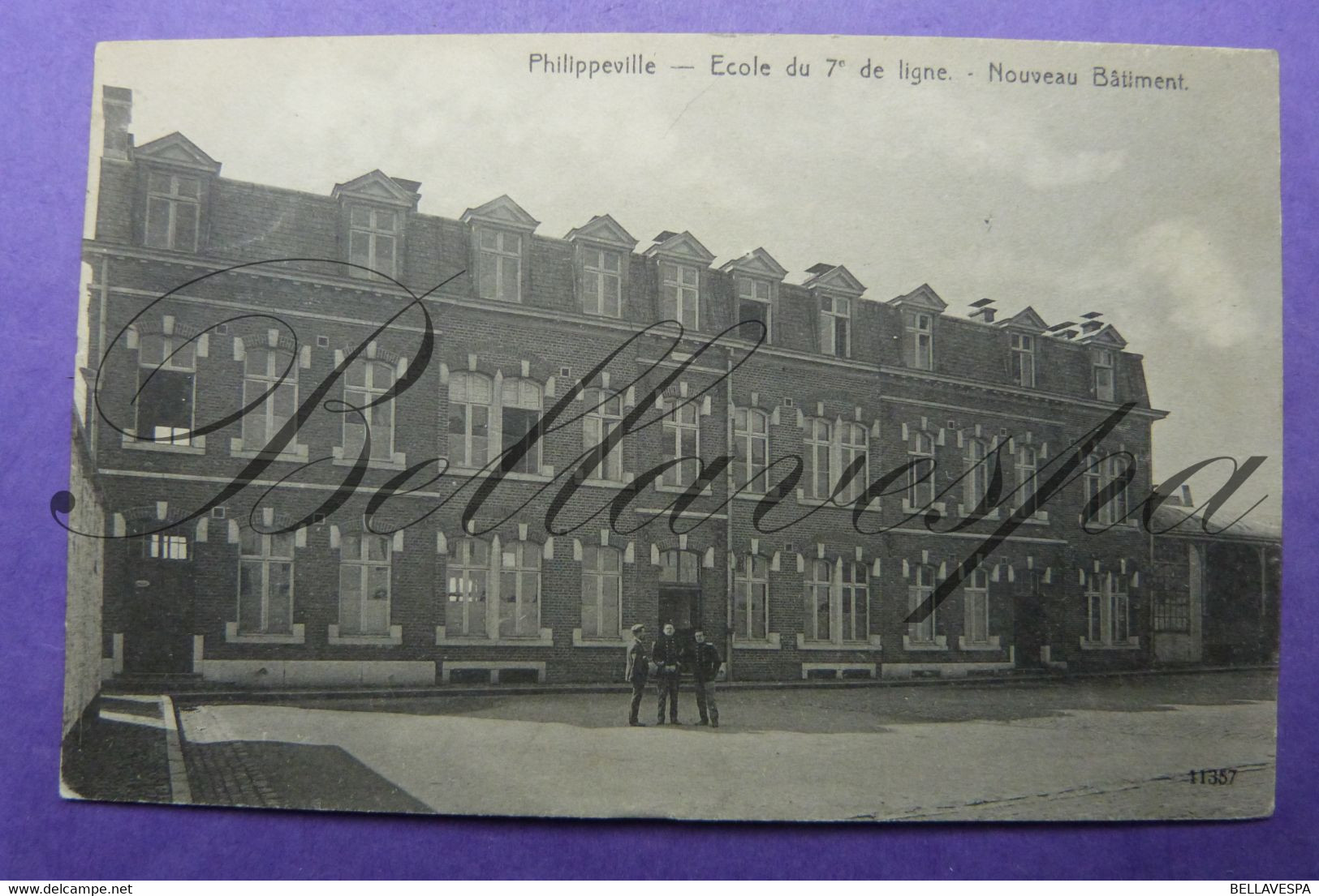 Philippeville Ecole Du 7 é De Ligne. Nouveau Batiment 1908 - Philippeville