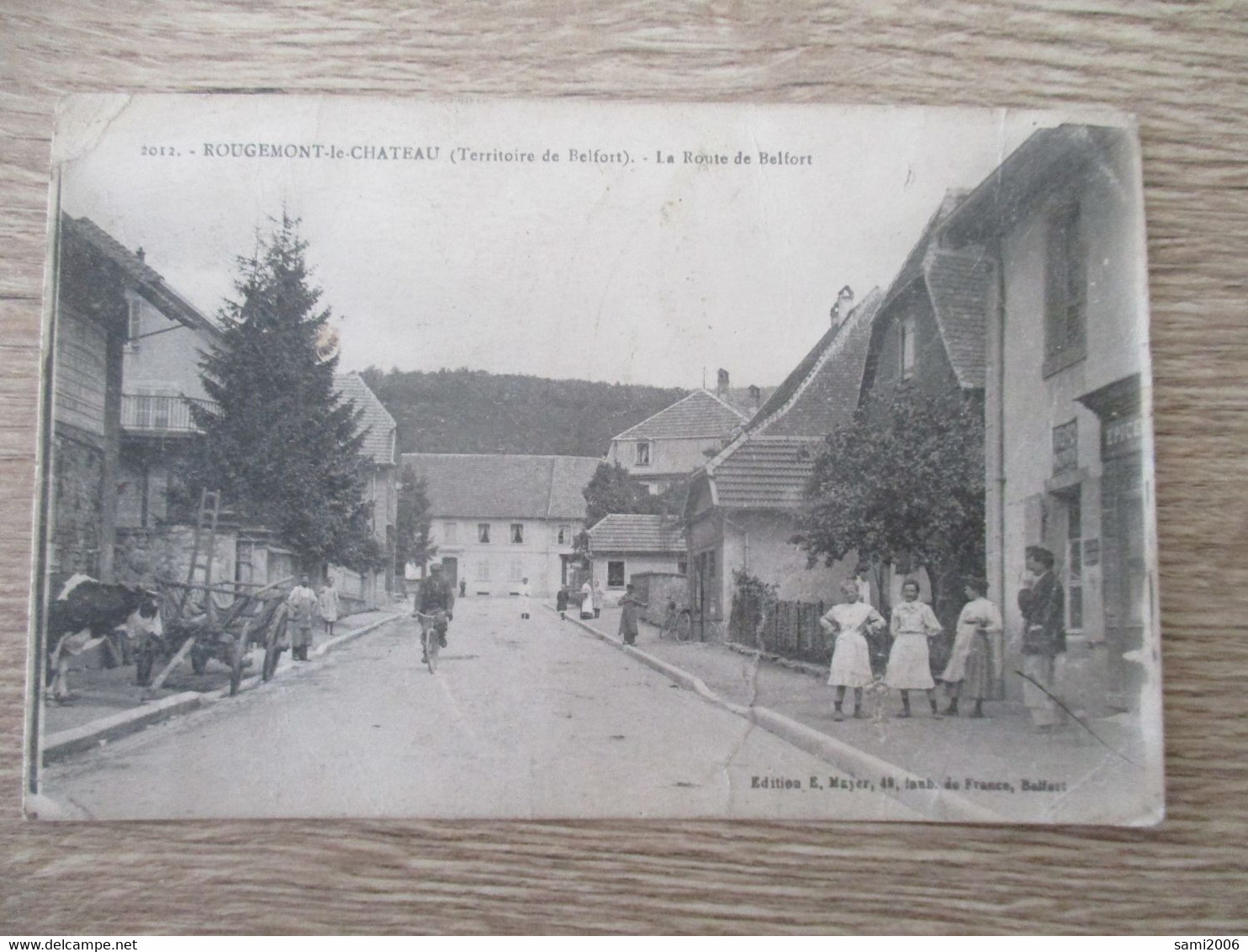 90 ROUGEMONT LE CHATEAU ROUTE DE BELFORT ANIMEE - Rougemont-le-Château