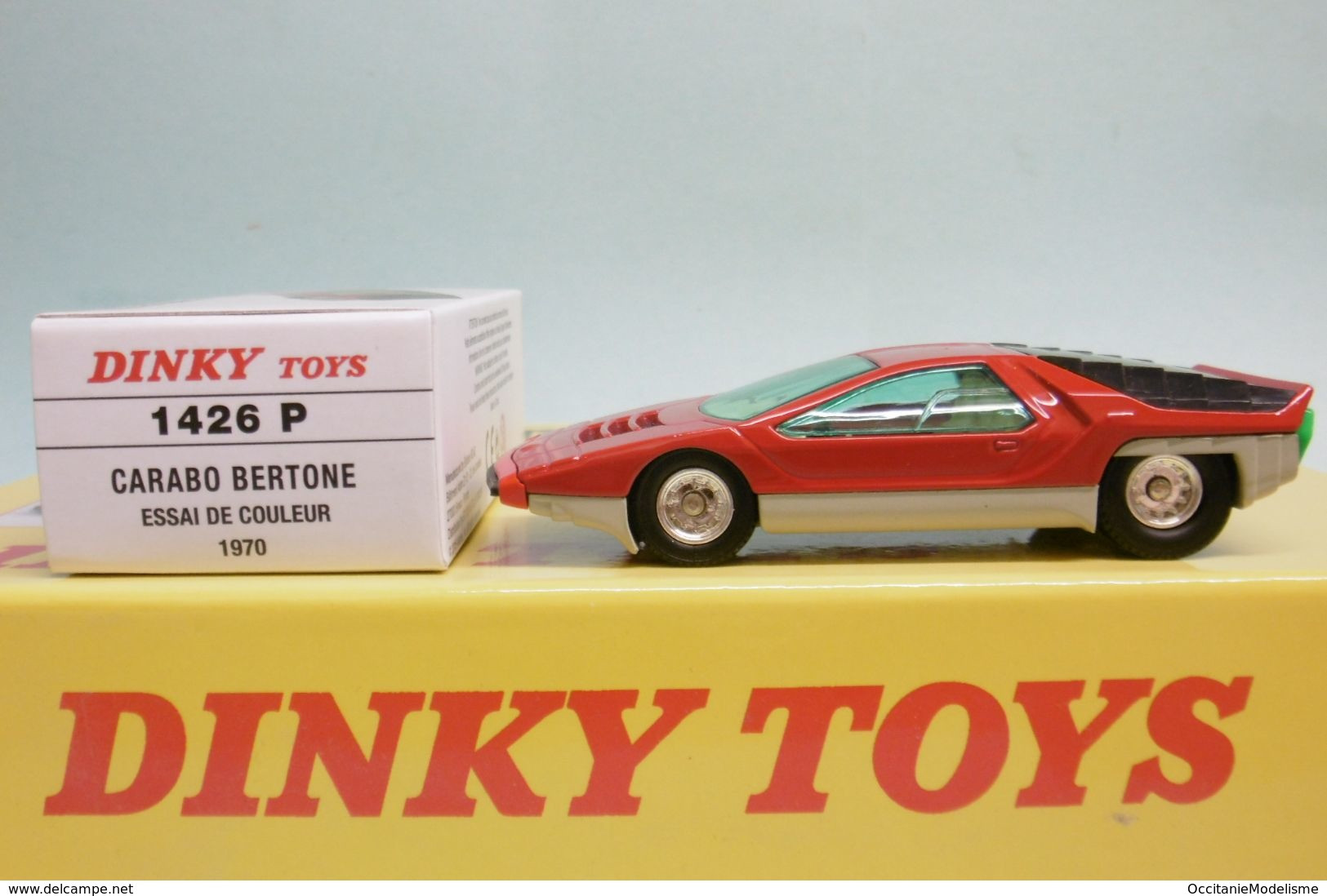 Dinky Toys / Atlas - Coffret 2 CARABO BERTONE 1970 Mécanique Alfa Roméo Réf. 1426 Neuf NBO 1/43 - Dinky