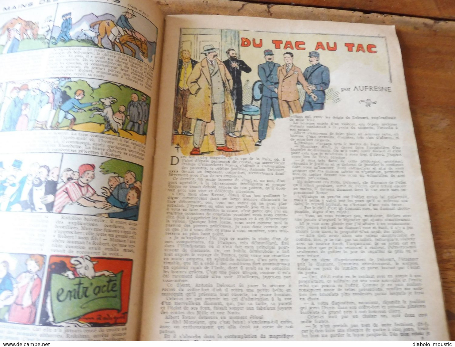 Année 1930 GUIGNOL Cinéma De La Jeunesse ..mais Pas Que ! (Aux Mains Des Bandits, Grand Film; Du Tac Au Tac; BD, Etc ) - Magazines & Catalogs