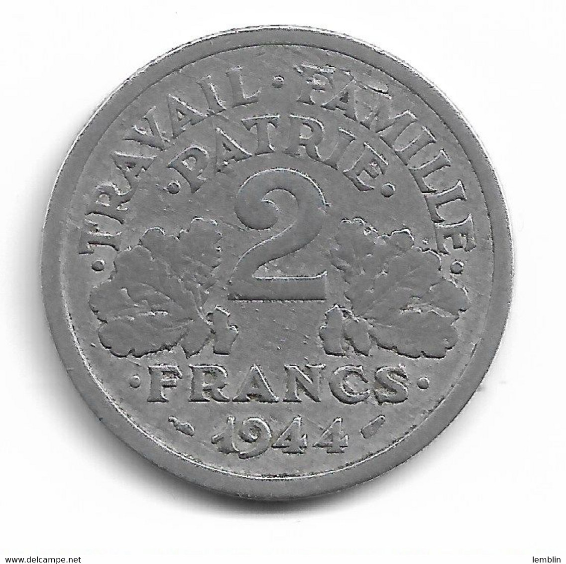 FRANCE - 2 FRANCS 1944 BEAUMONT LE ROGER - 2 Francs