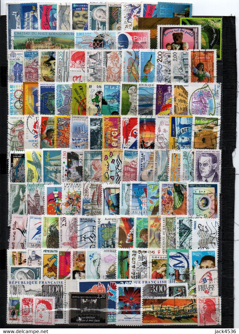 Lot De 110 Timbres Oblitérés FRANCE - Lots & Kiloware (mixtures) - Max. 999 Stamps