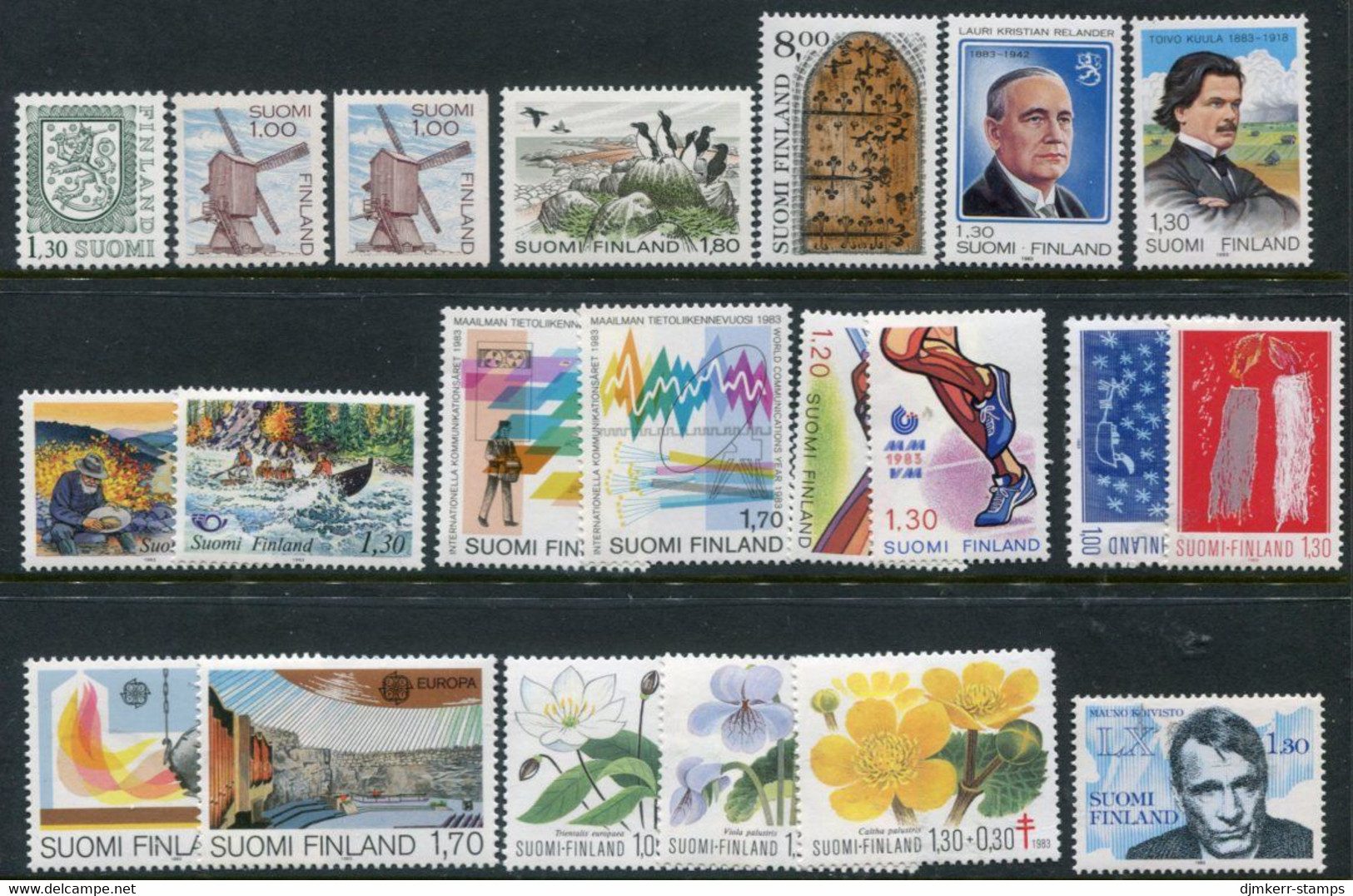 FINLAND 1983 Complete Issues  MNH / **.  Michel 918-37 - Nuovi