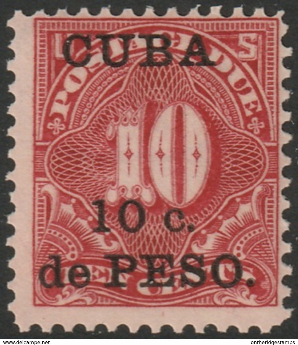 Cuba 1899 Sc J4 Yt Taxe 4 Postage Due MNH** - Timbres-taxe