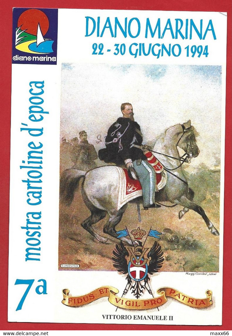 CARTOLINA NV ITALIA - 1994 DIANO MARINA - 7° Mostra Cartoline D'epoca - Banca Popolare Di Novara - 10 X 15 - Borse E Saloni Del Collezionismo