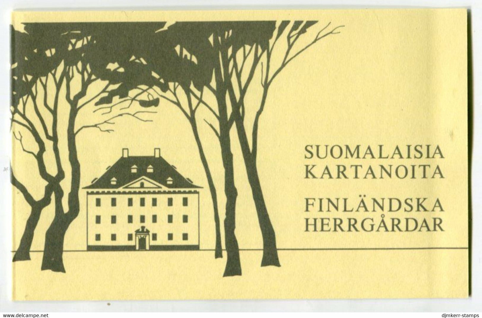 FINLAND 1982 Manor Houses Booklet  MNH / **.  Michel 903-12 - Unused Stamps