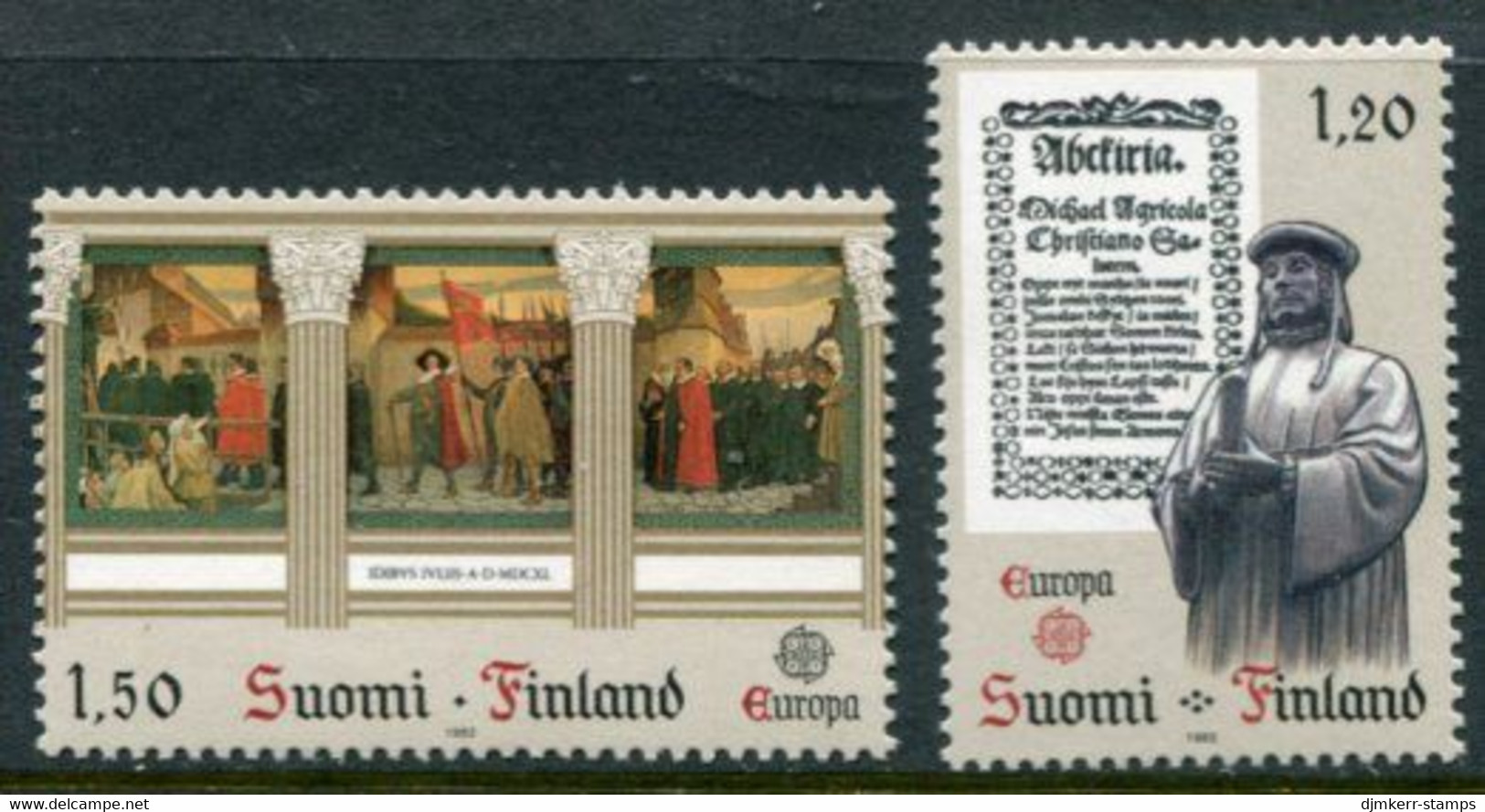 FINLAND 1982 Europa: Historic Events  MNH / **.  Michel 899-900 - Ungebraucht