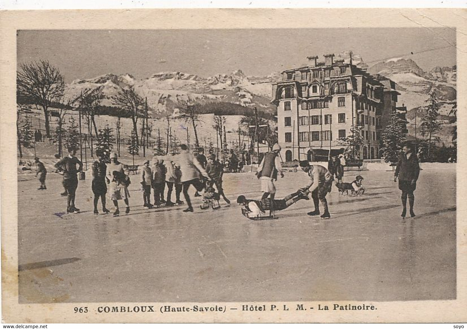 Combloux Patinage Hotel P.L.M.  Patinoire - Kunstschaatsen