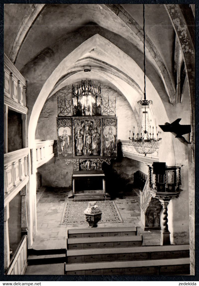 F7726 - Ehrenfriedersdorf - St. Niklaskirche Altar - Foto Schiefer Orig. Handabzug - Ehrenfriedersdorf