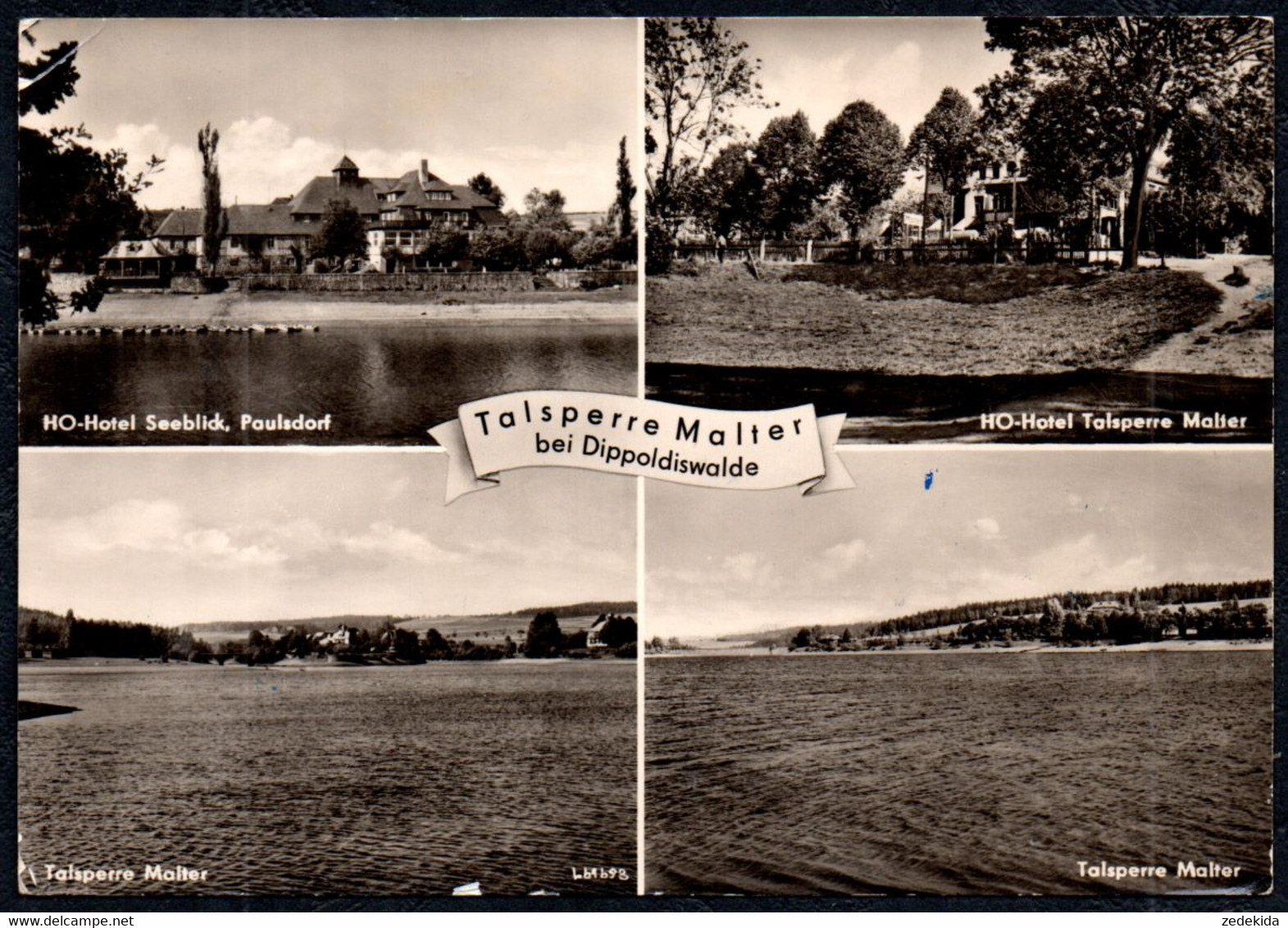 F7731 - Malter Talsperre - Sonderstempel - Verlag W. Kenne - Dippoldiswalde