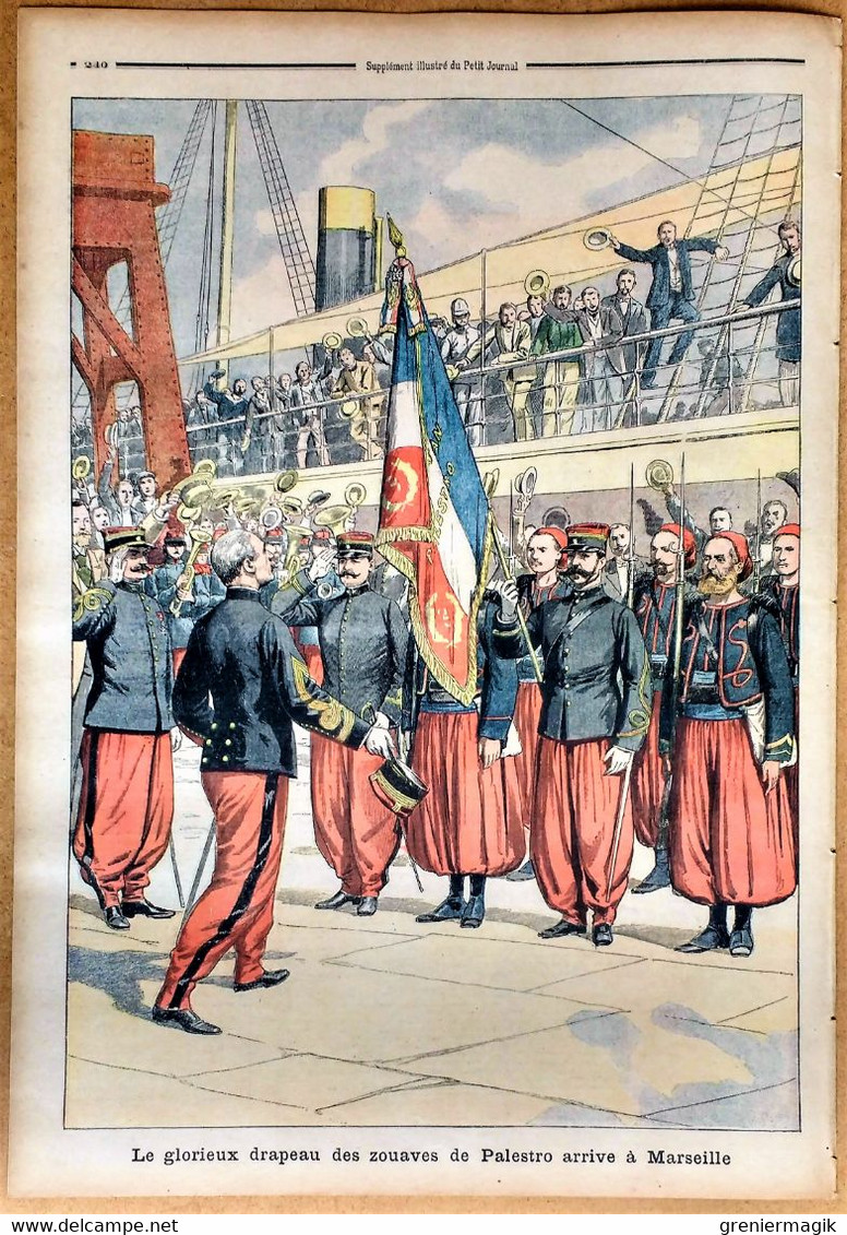 Le Petit Journal N°662 26/07/1903 Jeanne D'Arc Macédonienne (Newrokop)/Drapeau Des Zouaves De Palestro à Marseille - Le Petit Journal