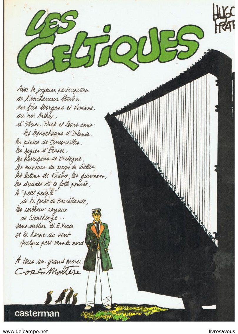 Les Celtiques Par HUGO PRATT Des Editions Casterman De 1980 - Pratt