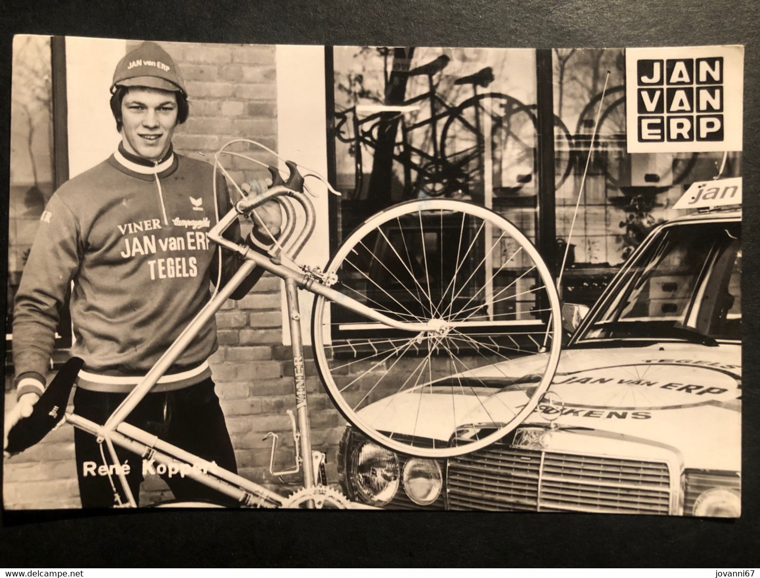 René Koppert - Jan Van Erp - 1979 - Carte / Card - Cyclists - Cyclisme - Ciclismo -wielrennen - Cycling