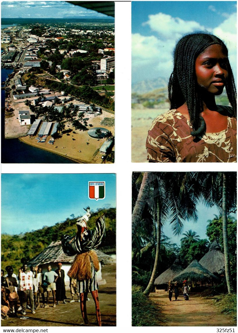 AFRIQUE / Lot De 90 C.P.M. écrites - 5 - 99 Postcards