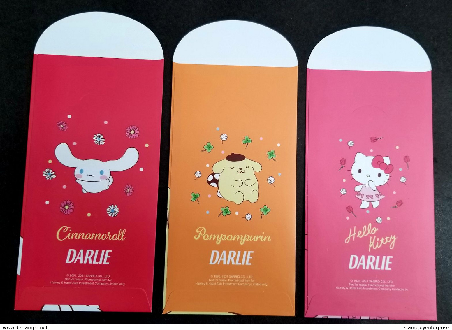 Malaysia Darlie 2021 Hello Kitty Cartoon Animation Chinese New Year Angpao (money Red Packet) - Nouvel An