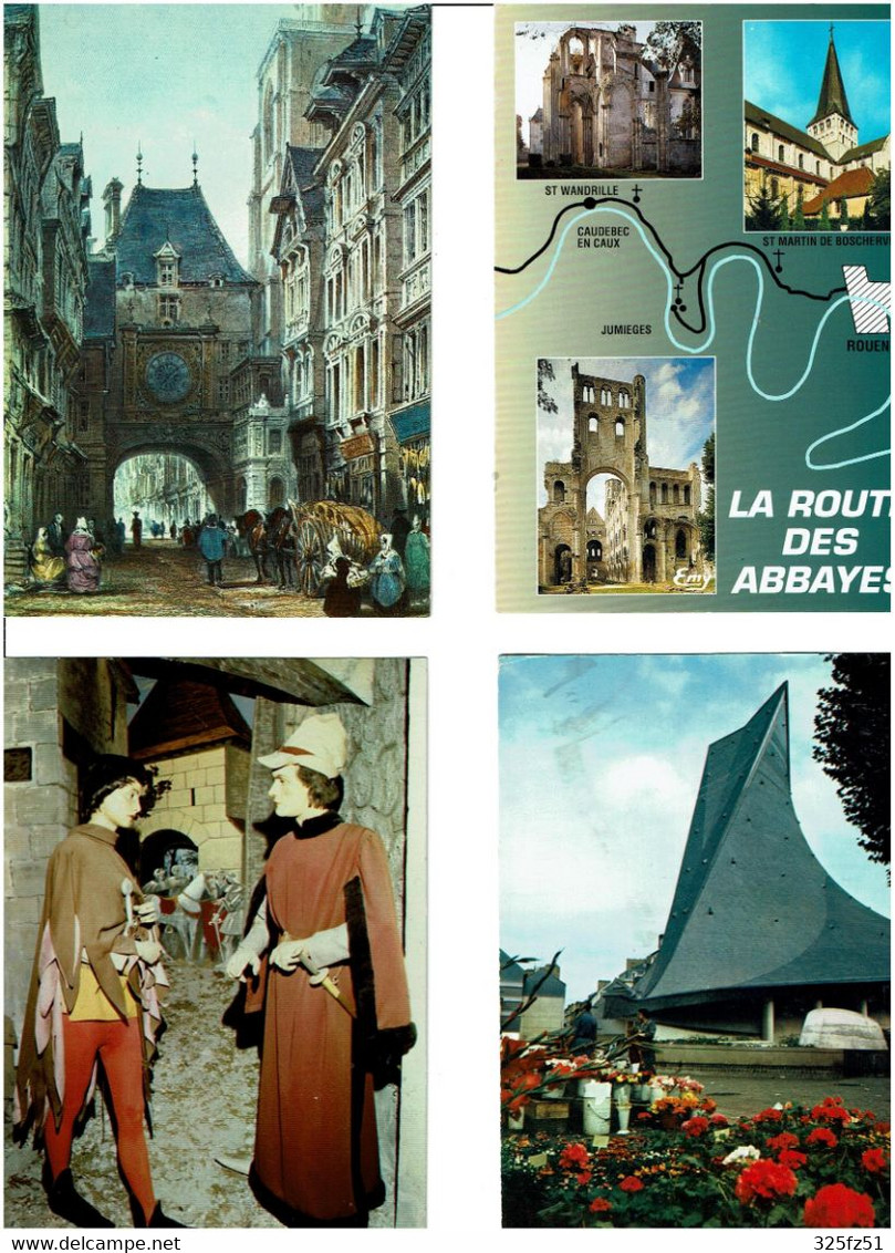 76 / SEINE MARITIME / Lot De 770 C.P.M. écrites - 500 Postcards Min.