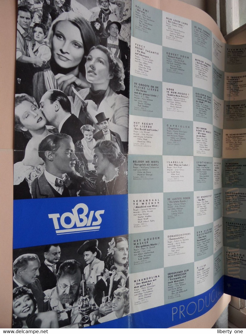 TOBIS Productie 1940-1941 ( zie / voir Scans ) !!